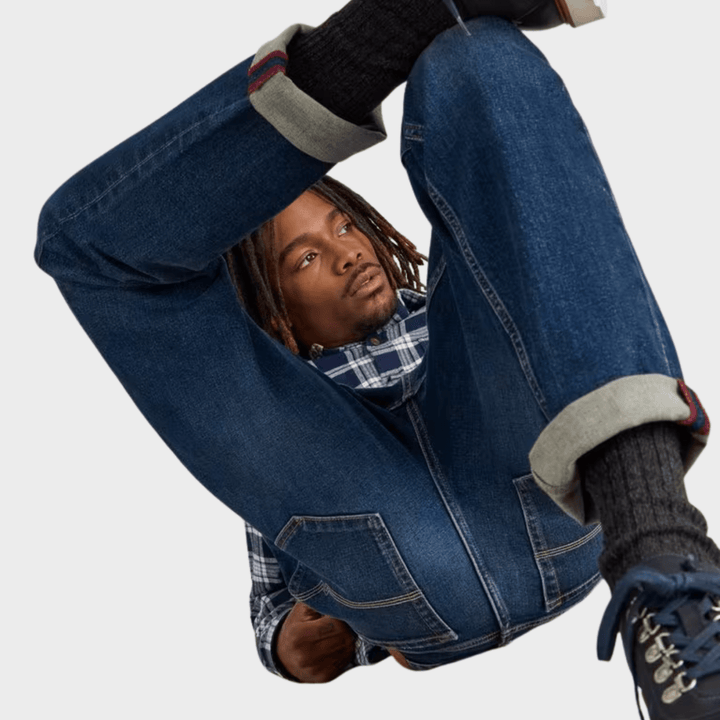 Mens Mid Denim Slim Jeans from You Know Who's