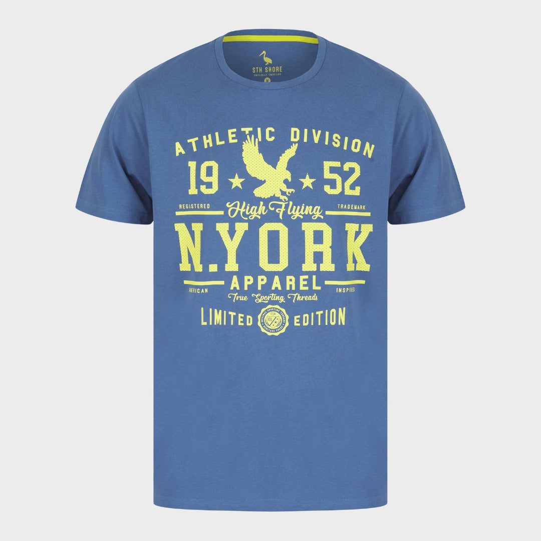 Mens N. York T-Shirt Blue from You Know Who's
