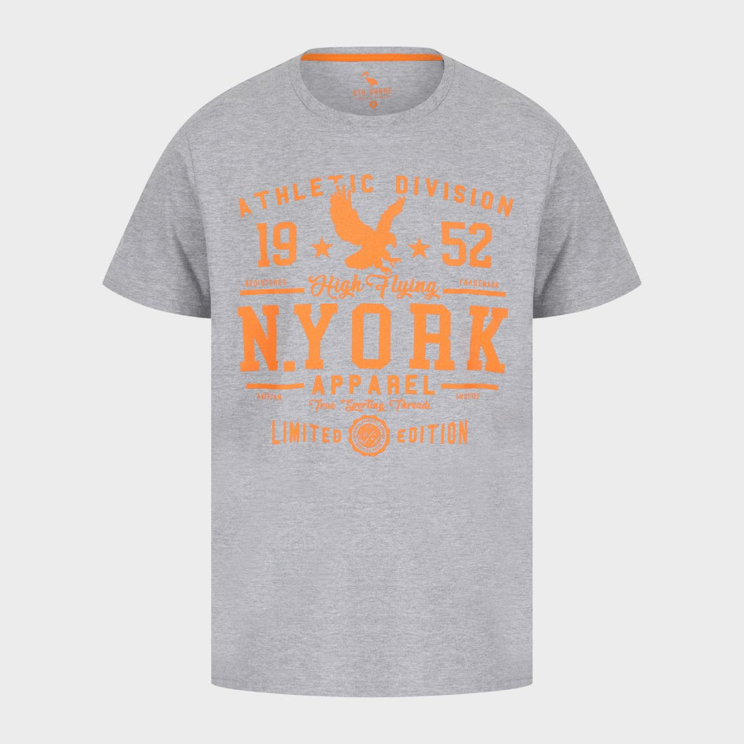 Mens N. York T-Shirt Grey from You Know Who's