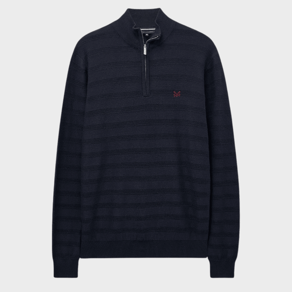 Men's Navy 1/4 Zip Jumper from You Know Who's