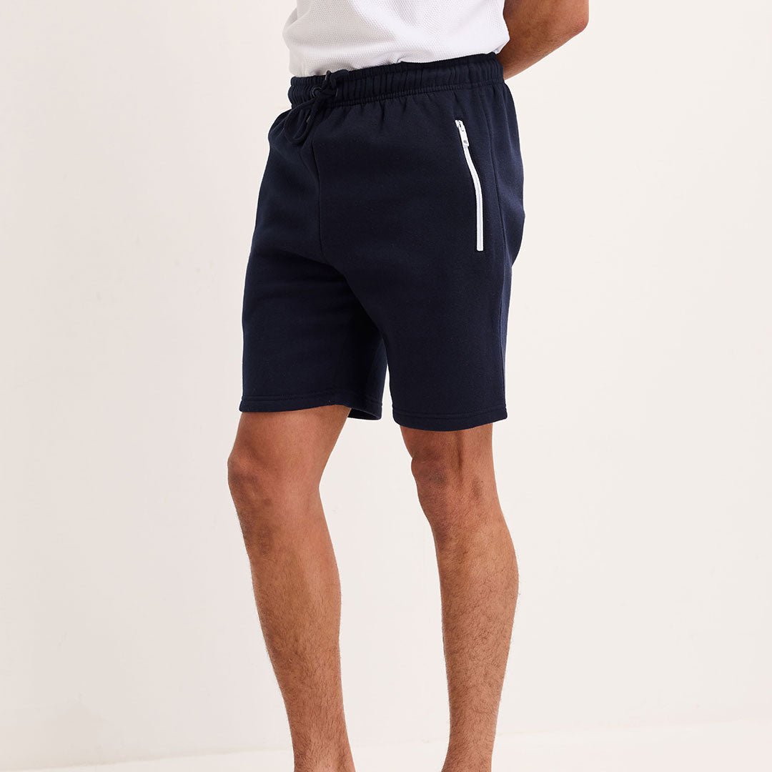 Mens Navy 2 Pocket Zip Short from You Know Who's