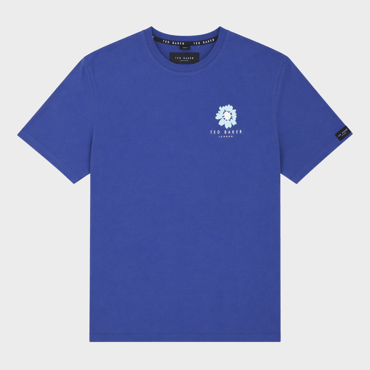 Men's Navy Floral Ted Baker T-shirt from You Know Who's