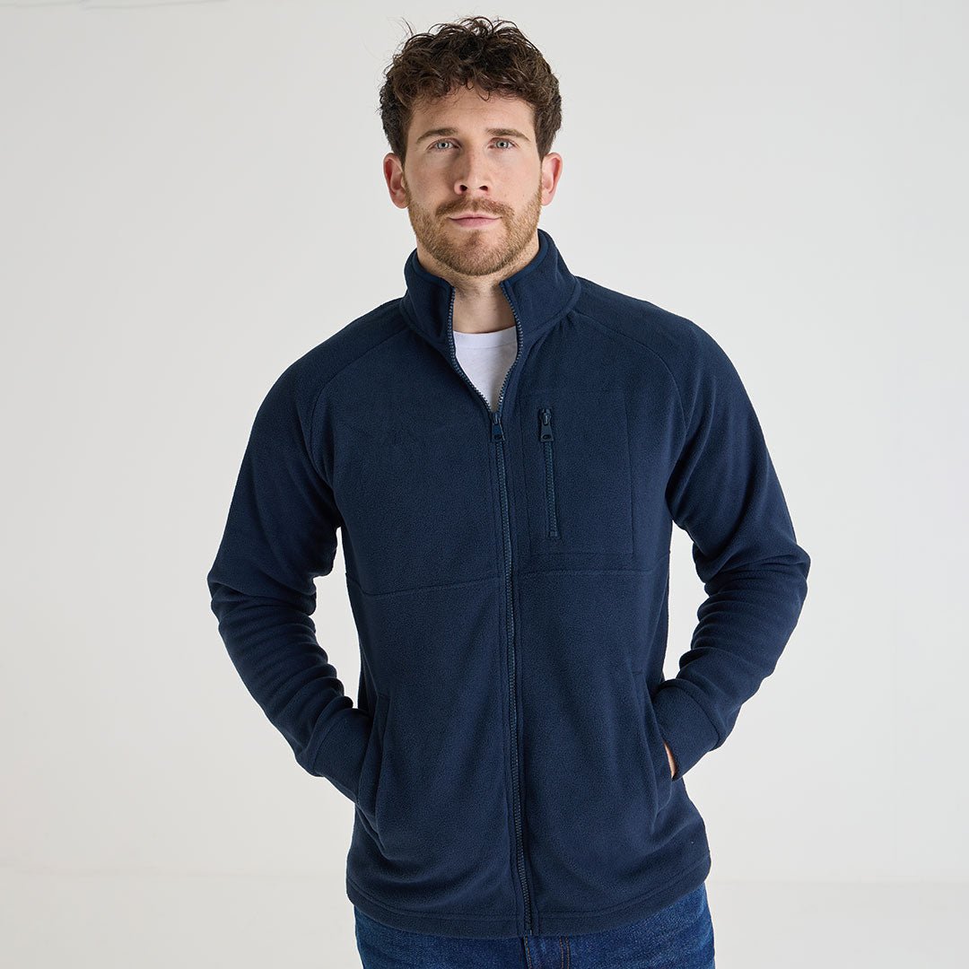 Mens Navy Full Zip Fleece from You Know Who's