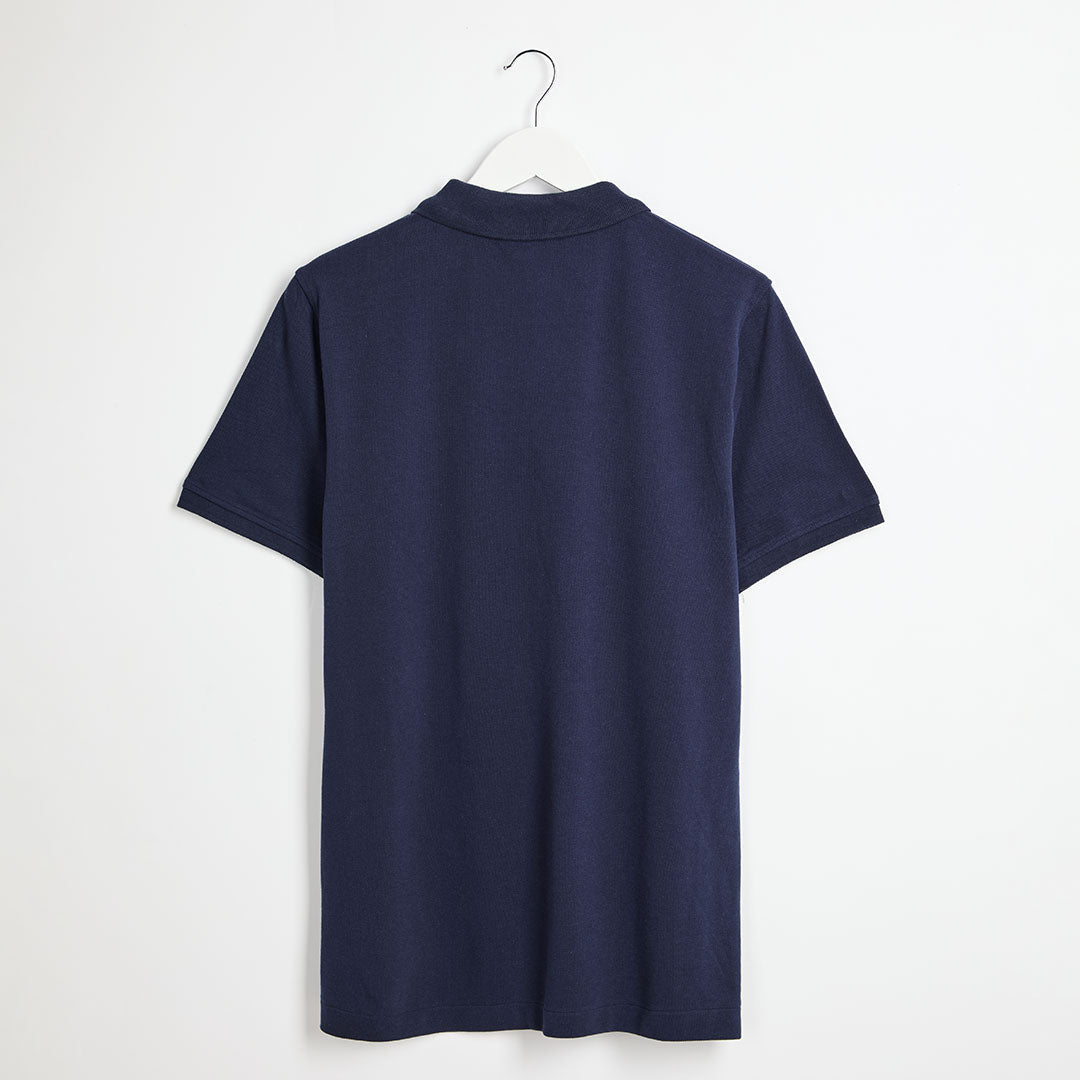 Men's Navy Plain Pique Polo from You Know Who's