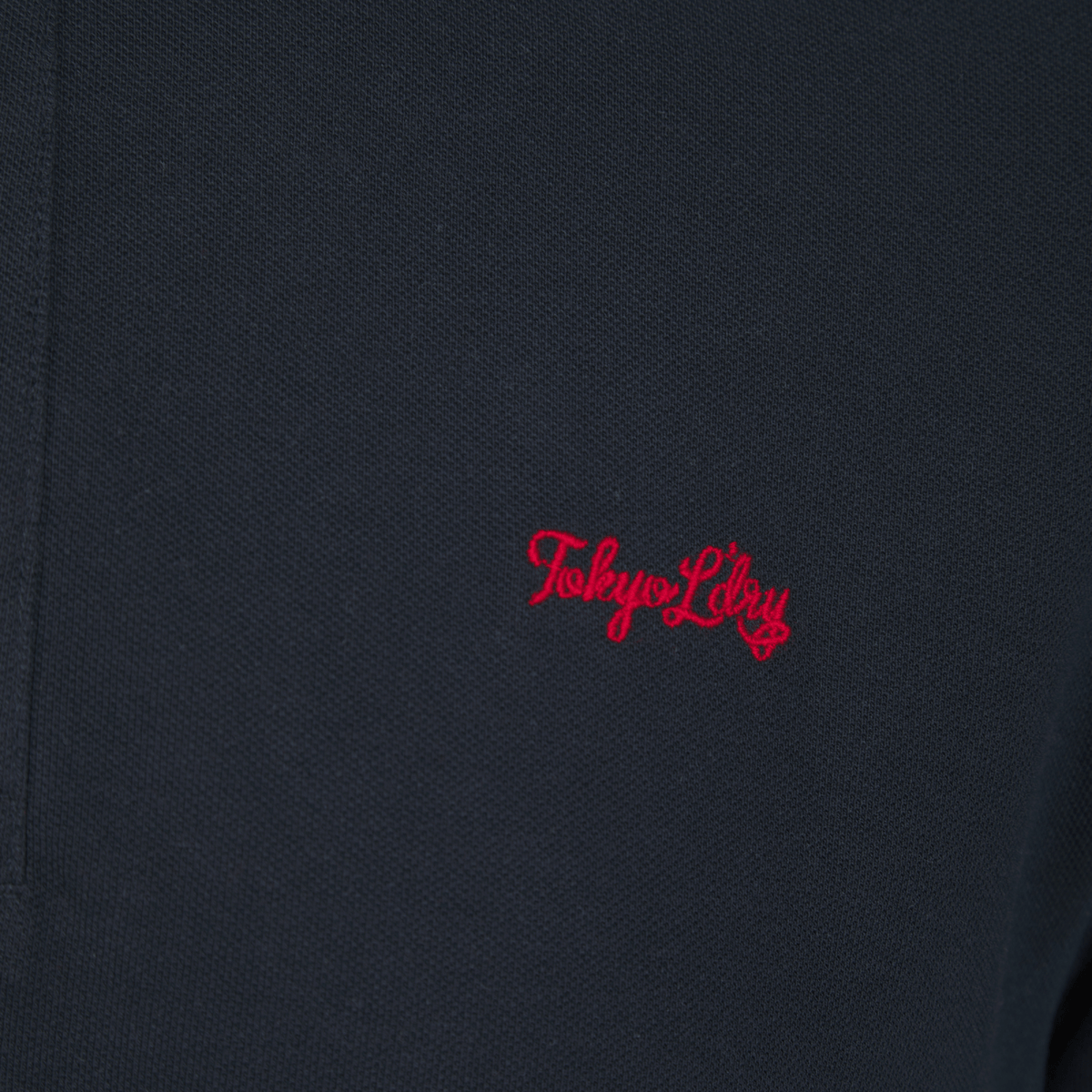Men's Navy Polo Shirt With Embroidery from You Know Who's