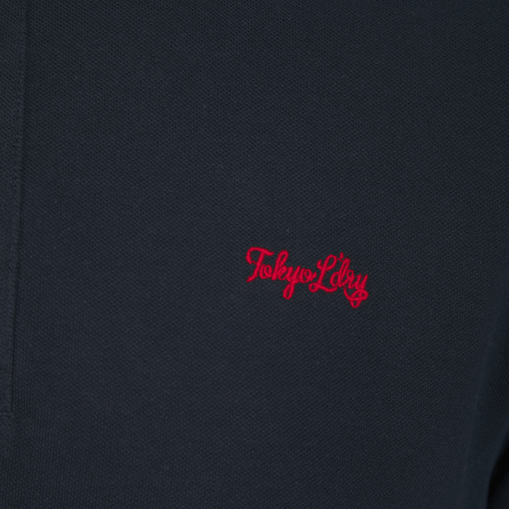 Men's Navy Polo Shirt With Embroidery from You Know Who's