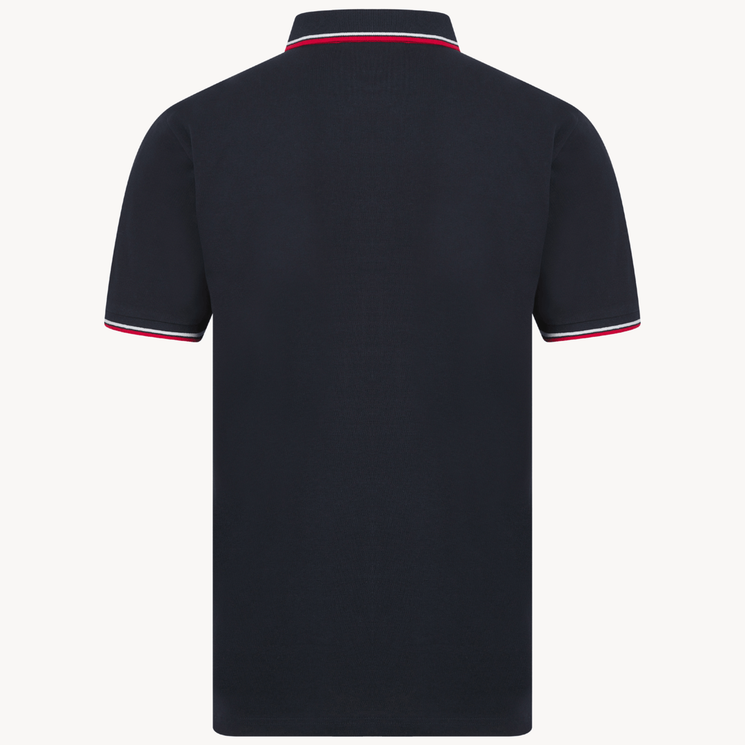 Men's Navy Polo Shirt With Embroidery from You Know Who's