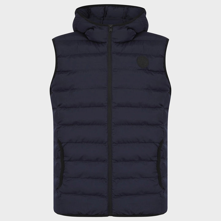 Mens Navy Quilted Gilet from You Know Who's