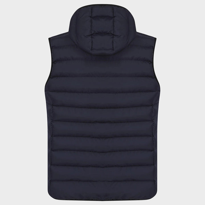 Mens Navy Quilted Gilet from You Know Who's