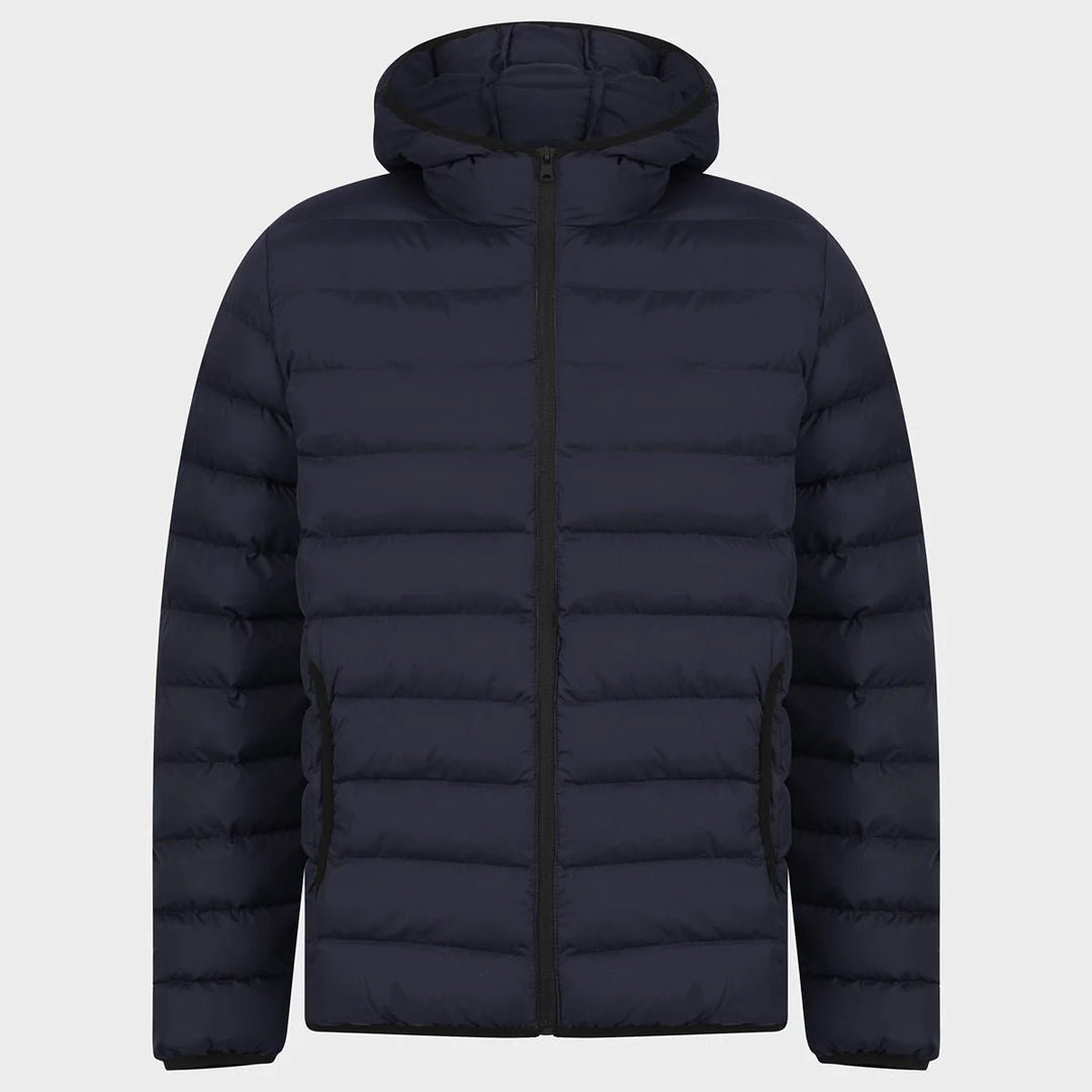 Mens Navy Quilted Jacket from You Know Who's