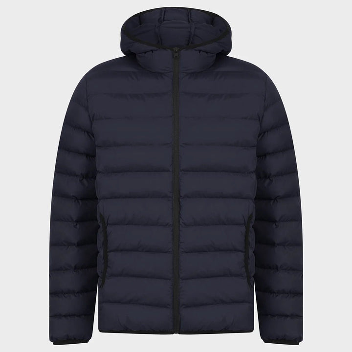 Mens Navy Quilted Jacket from You Know Who's