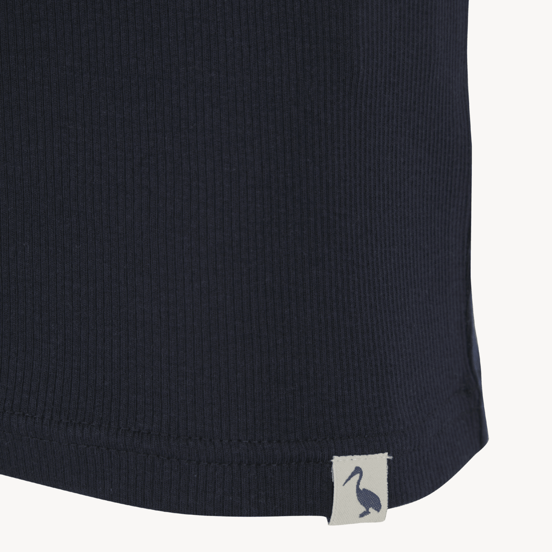 Mens Navy Ribbed Vest from You Know Who's