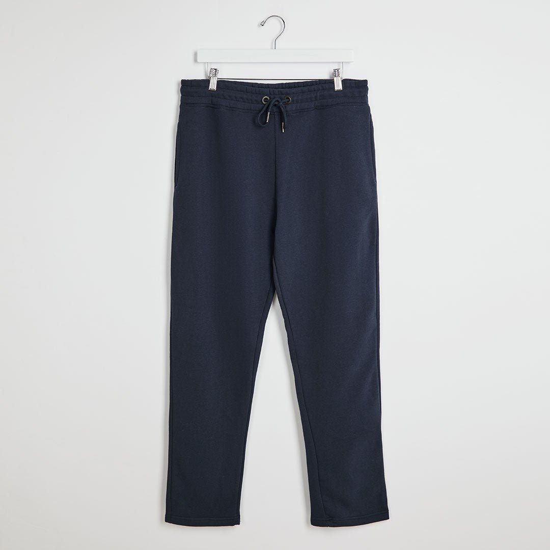 Men's Navy Straight Leg Jogging Bottoms from You Know Who's