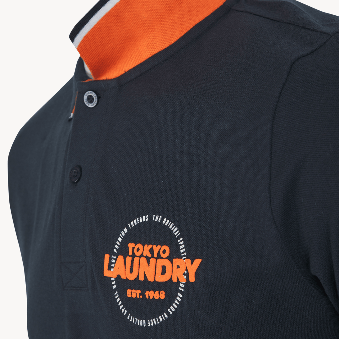 Men's Navy Tokyo Laundry Polo Shirt from You Know Who's