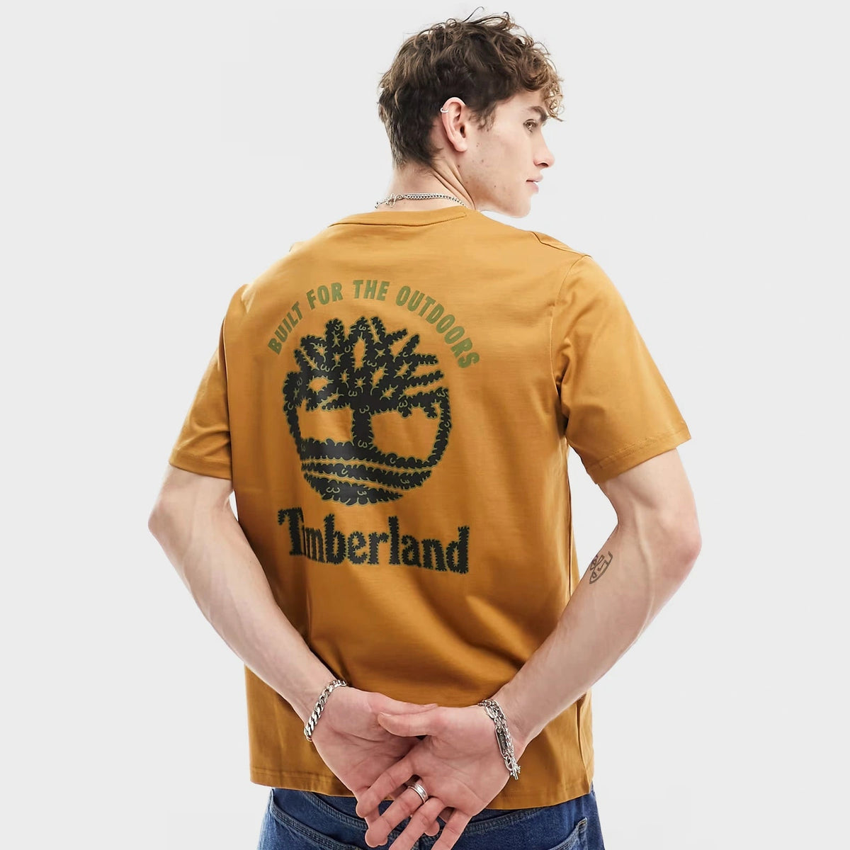 Mens Ochre Timberland T-Shirt from You Know Who's