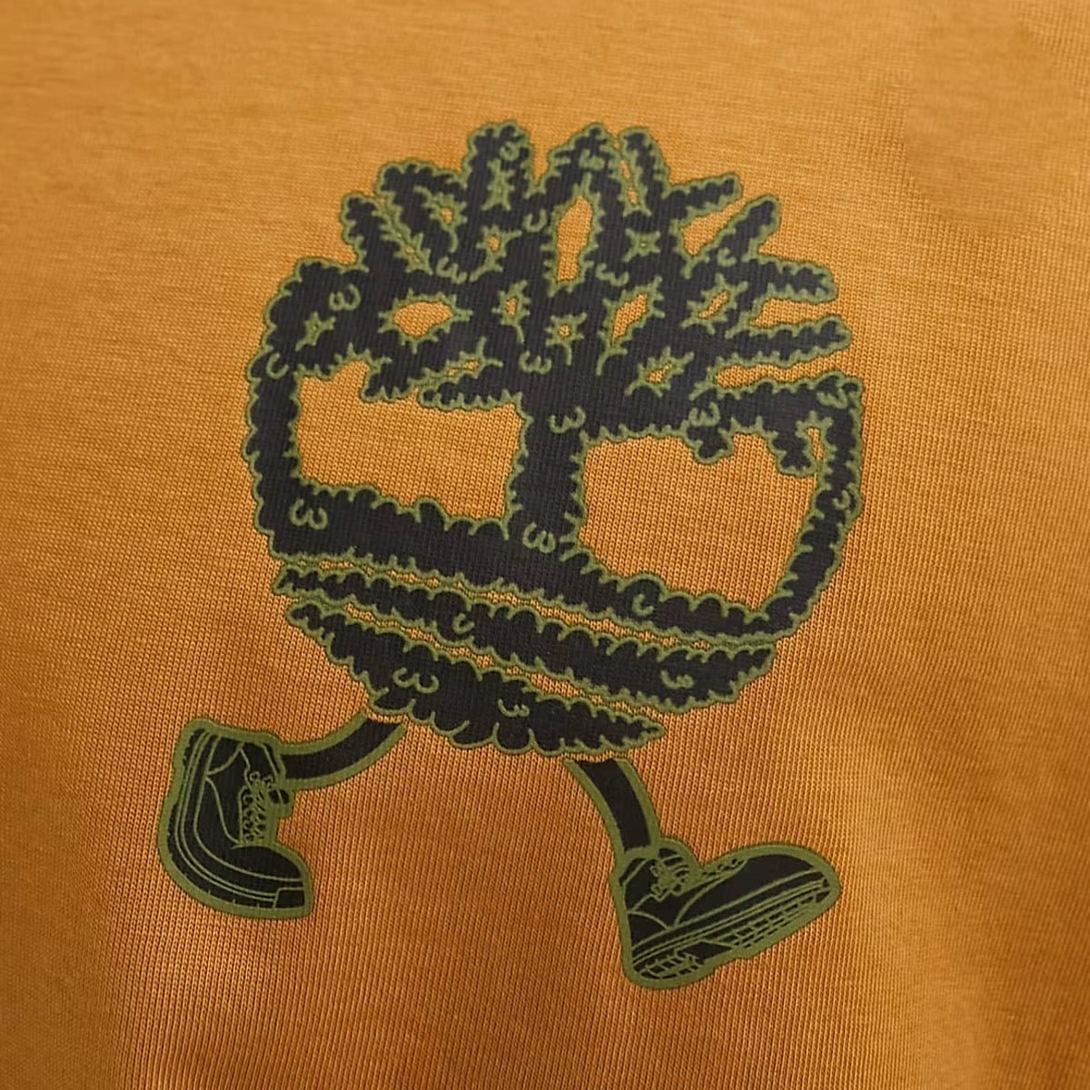 Mens Ochre Timberland T-Shirt from You Know Who's