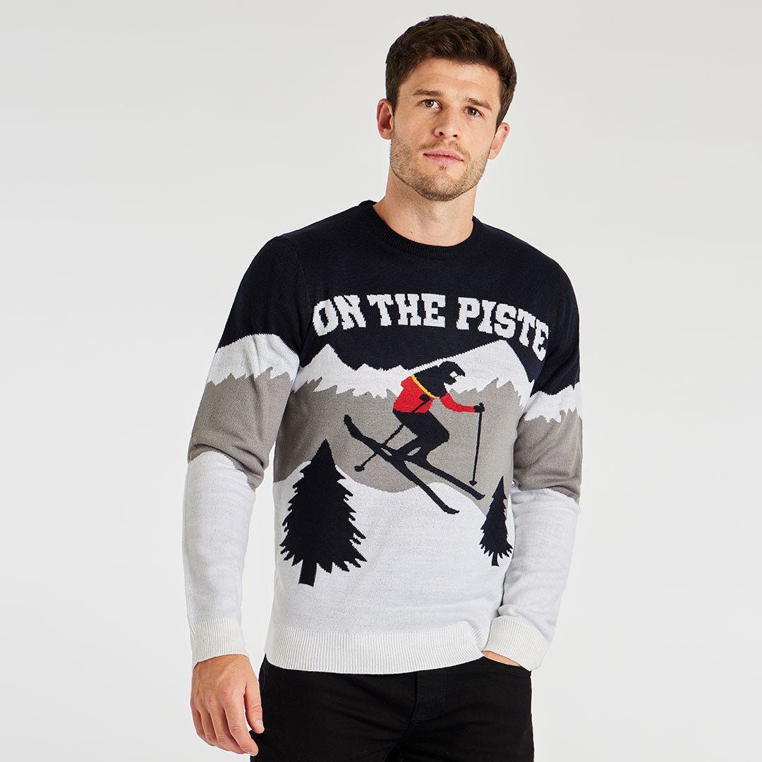 Mens On The Piste XMAS Jumper from You Know Who's