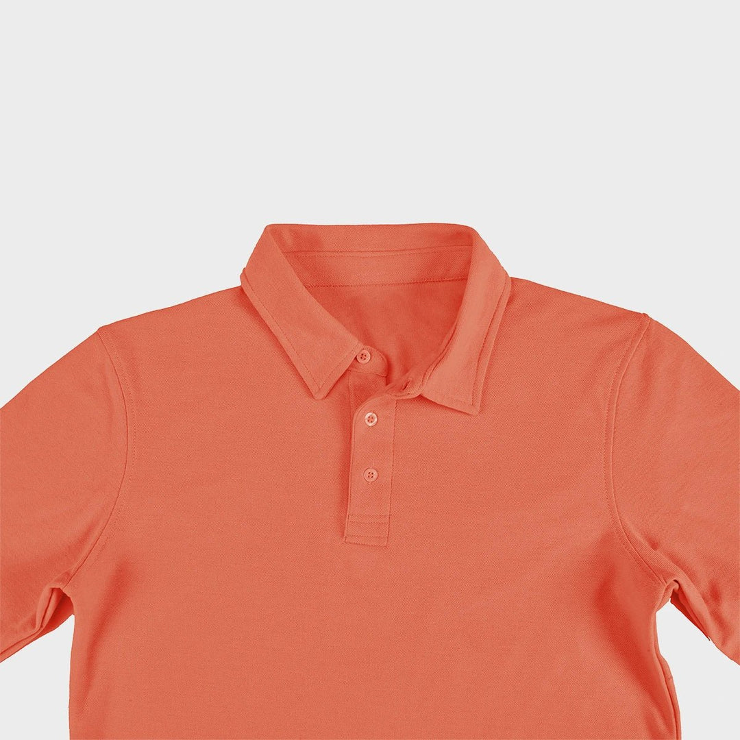 Mens Orange Polo Shirt from You Know Who's