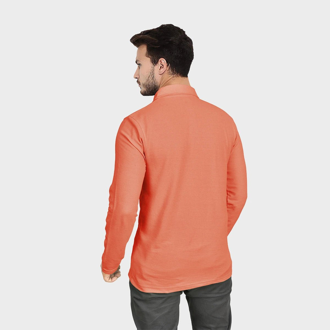 Mens Orange Polo Shirt from You Know Who's