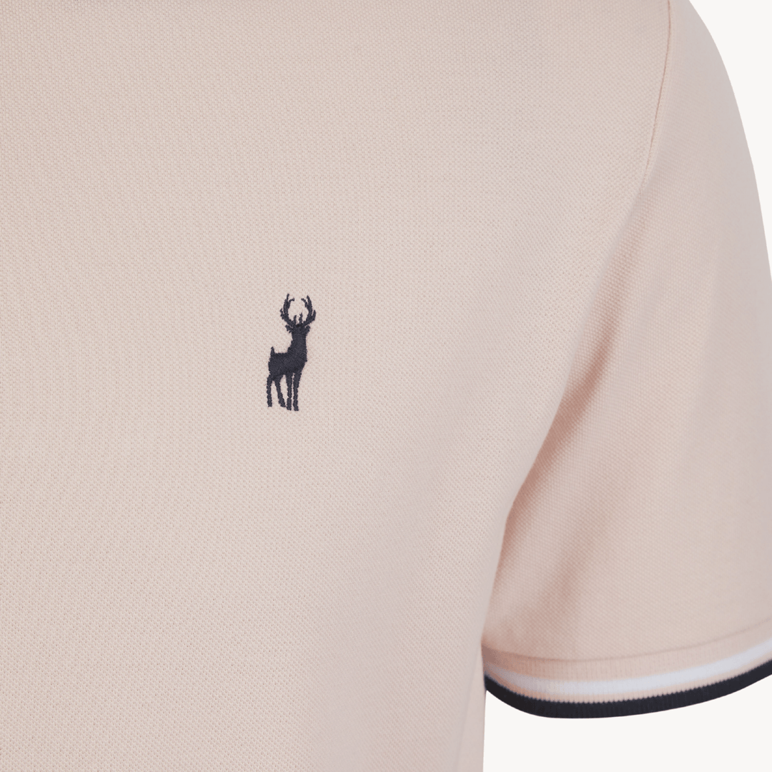 Men's Peach Pique Polo from You Know Who's
