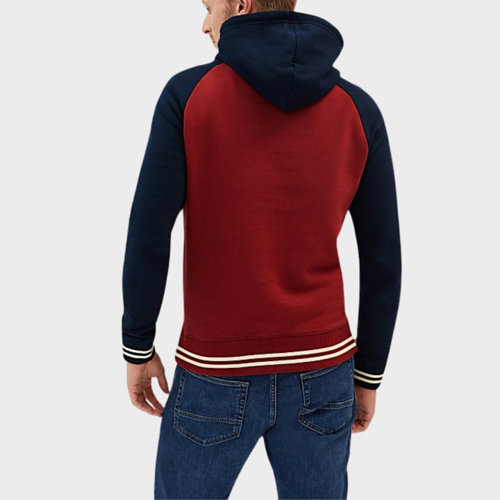 Men`s Pure Cotton Colour Block Hoodie from You Know Who's