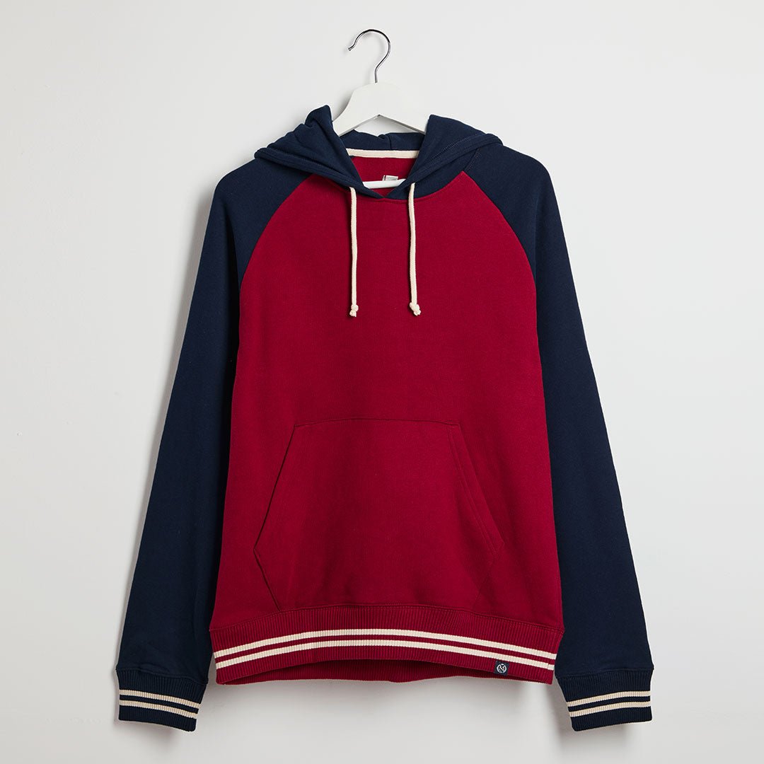 Men`s Pure Cotton Colour Block Hoodie from You Know Who's