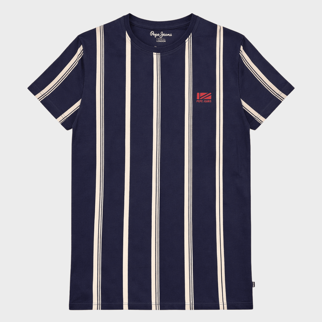 Mens Red Logo Pepe Jeans T-shirt from You Know Who's