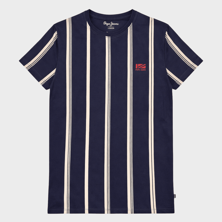 Mens Red Logo Pepe Jeans T-shirt from You Know Who's