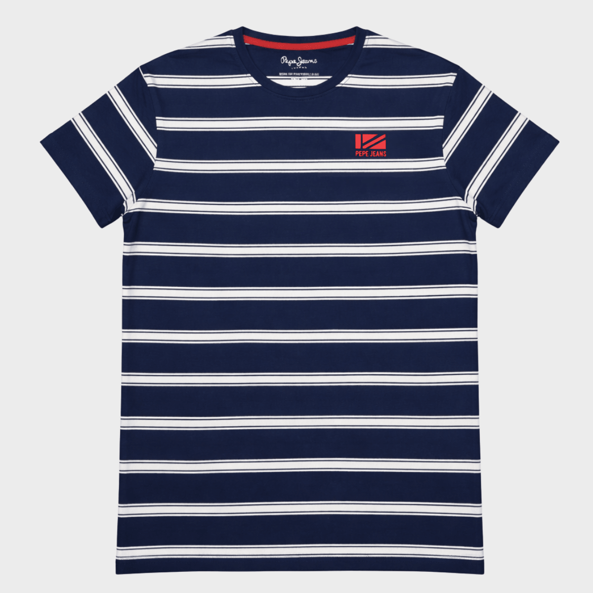 Mens Red Logo Pepe Jeans T-shirt from You Know Who's