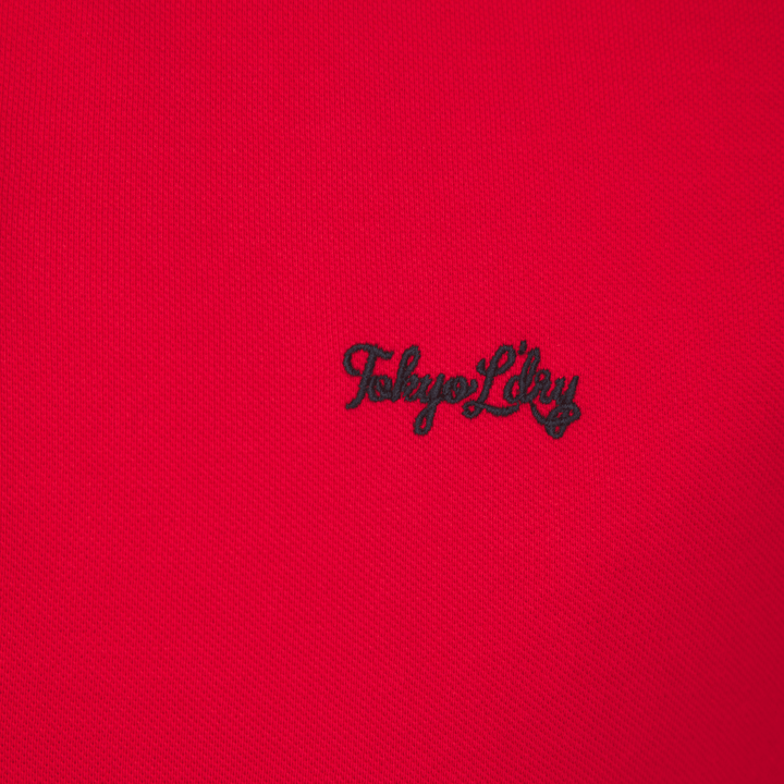Men's Red Polo Shirt With Embroidery from You Know Who's