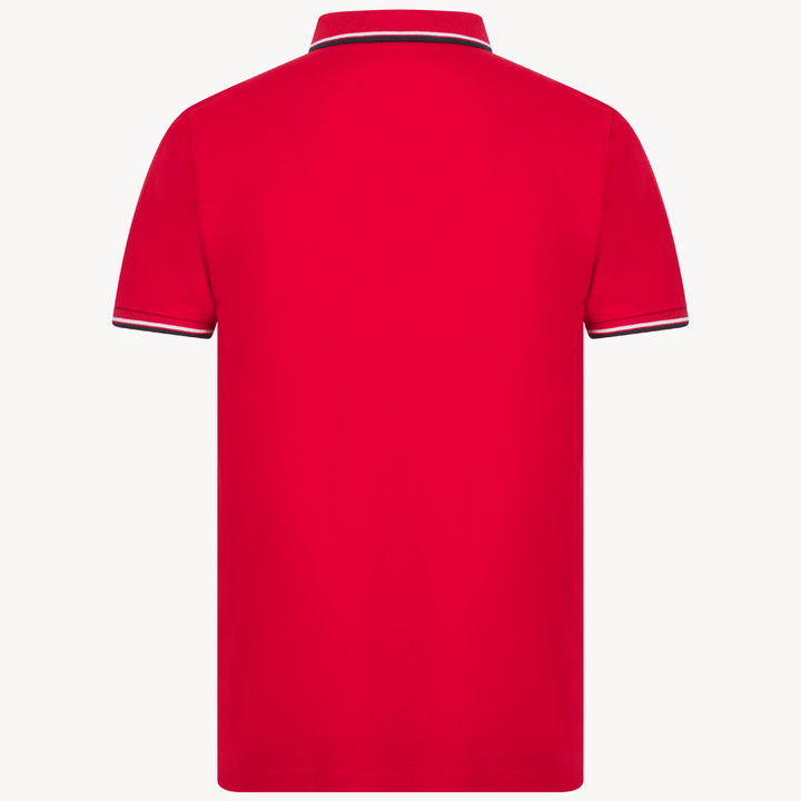 Men's Red Polo Shirt With Embroidery from You Know Who's