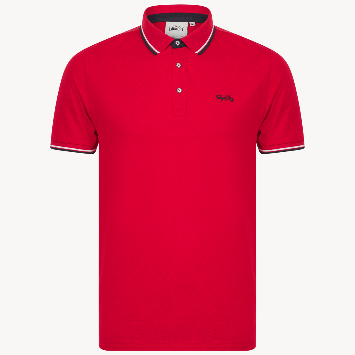 Men's Red Polo Shirt With Embroidery from You Know Who's