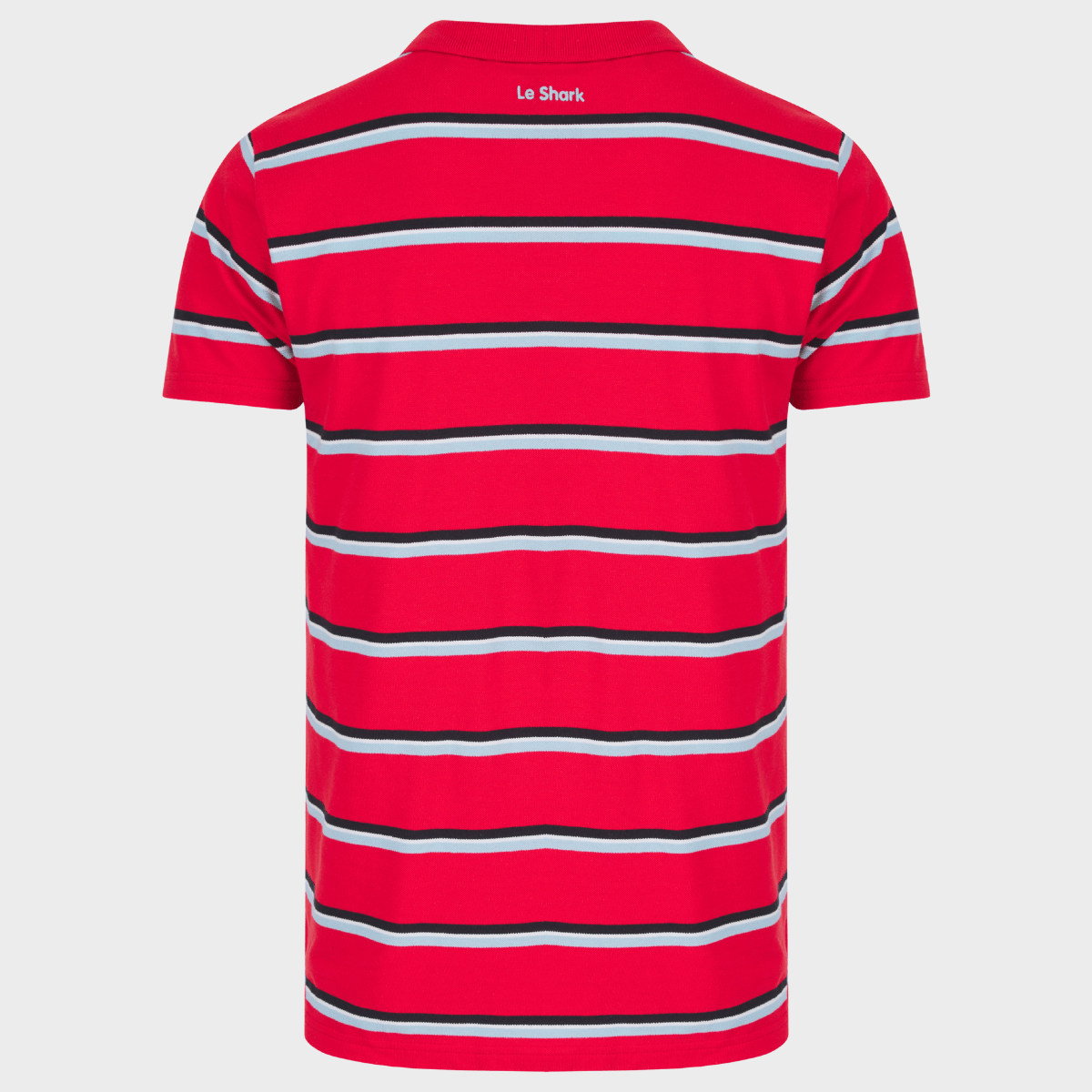 Men's Red Striped Le Shark Polo from You Know Who's
