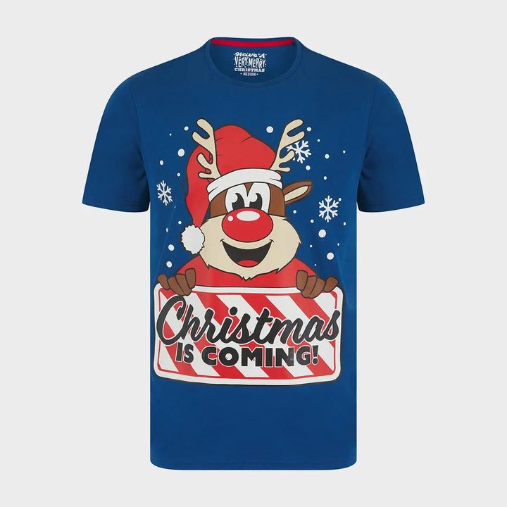 Mens Reindeer Christmas T-Shirt from You Know Who's