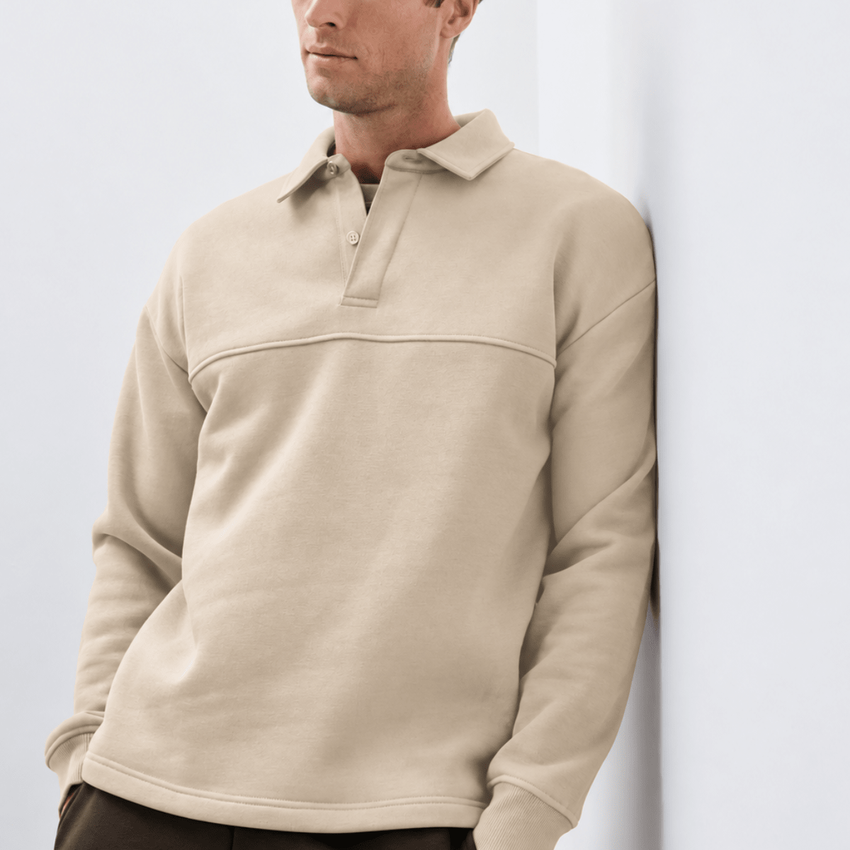 Mens Relaxed Rugby Sweater from You Know Who's