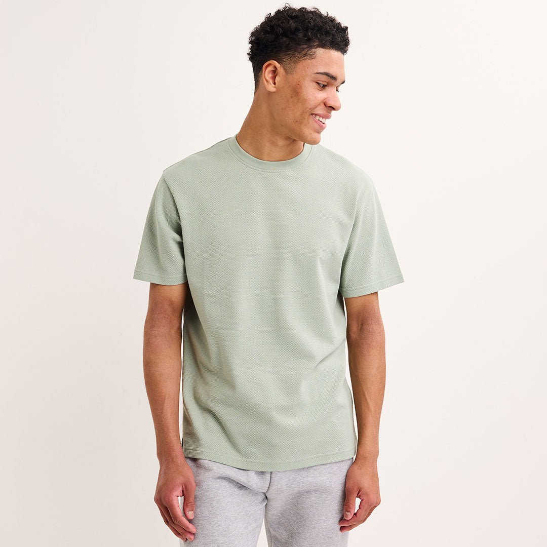 Mens Sage Crew Popcorn T-shirt from You Know Who's