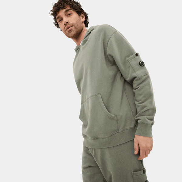 Mens Sage Green Hoodie from You Know Who's