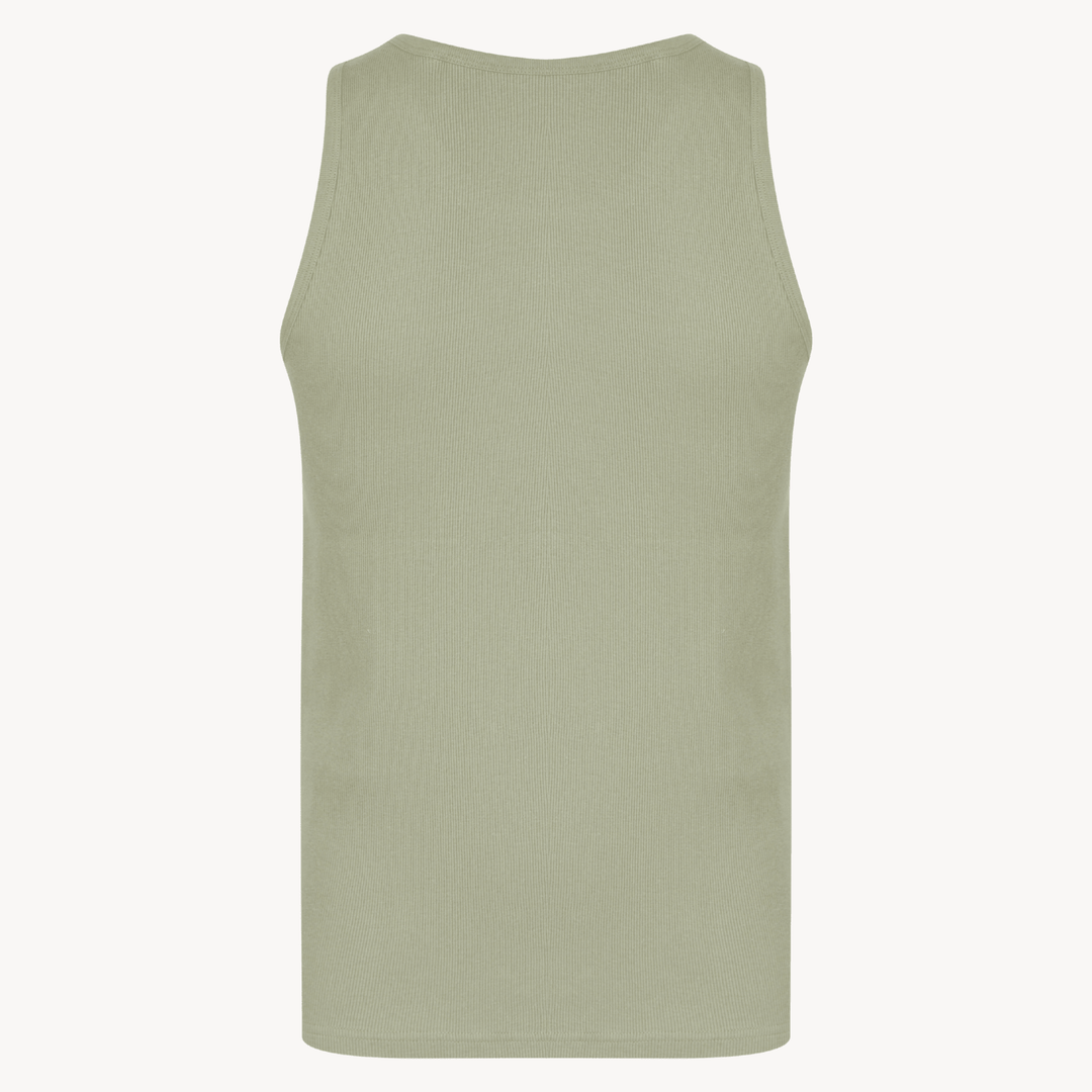 Mens Sea Grass Ribbed Vest from You Know Who's