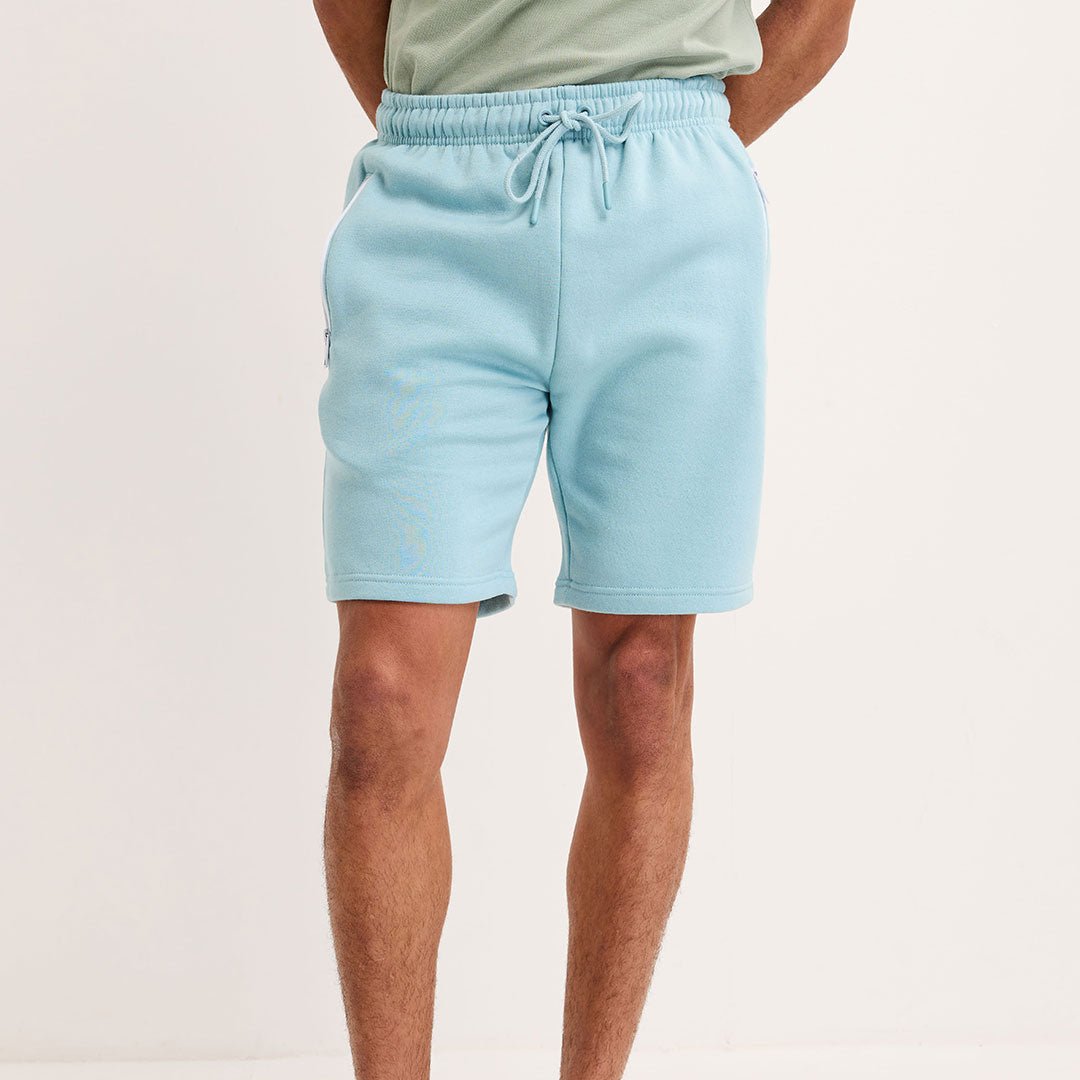 Mens Sky Blue 2 Pocket Zip Short from You Know Who's