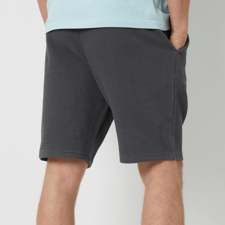 Mens Slate Textured Popcorn Shorts from You Know Who's