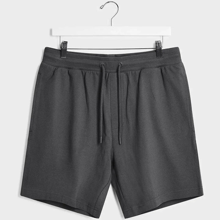 Mens Slate Textured Popcorn Shorts from You Know Who's
