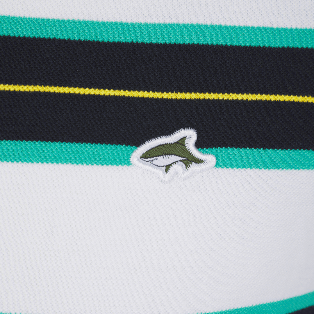 Men's Striped Le Shark Polo from You Know Who's