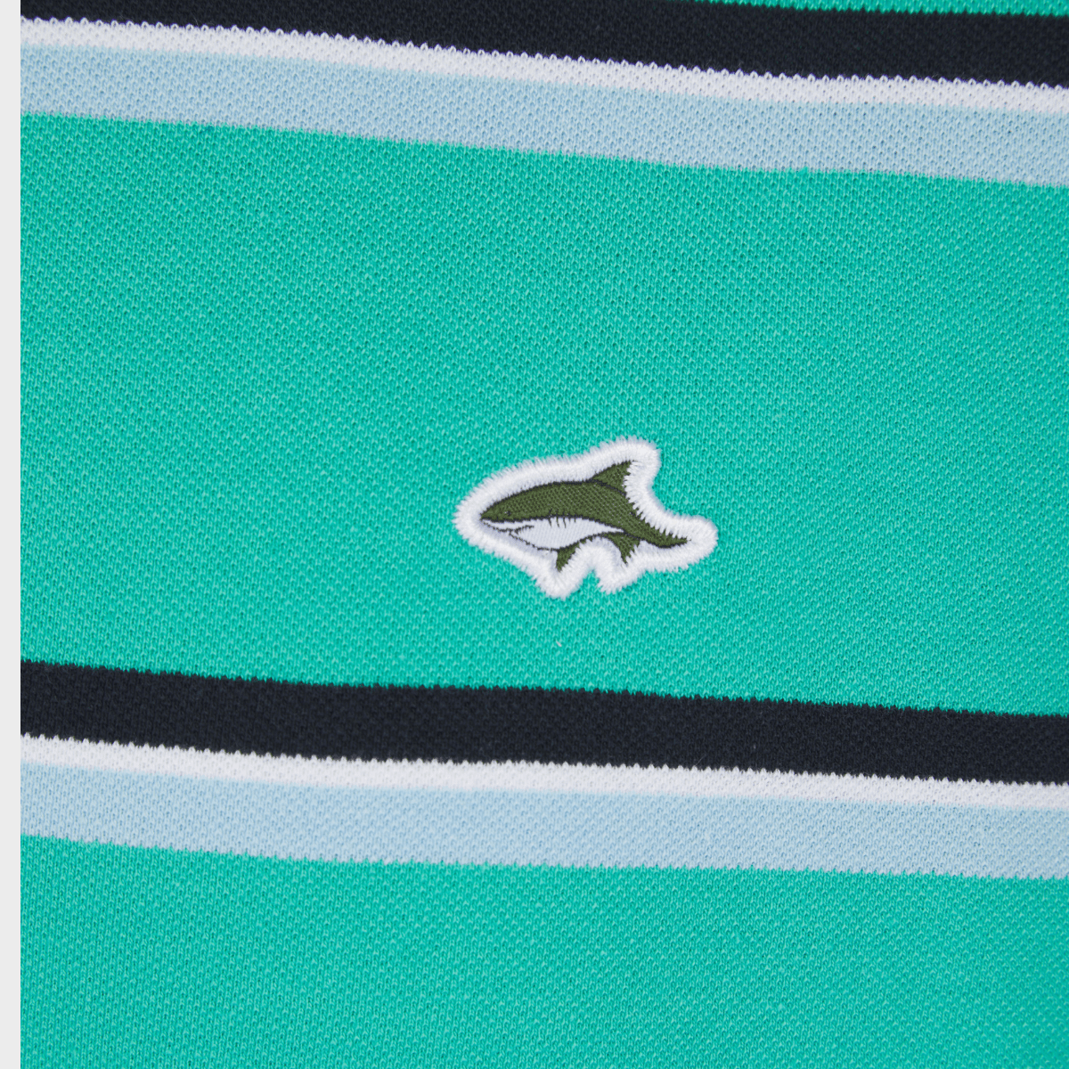 Men's Striped Le Shark Polo from You Know Who's