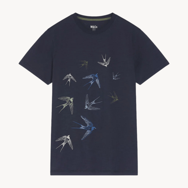Mens Swallow Printed T-Shirt from You Know Who's
