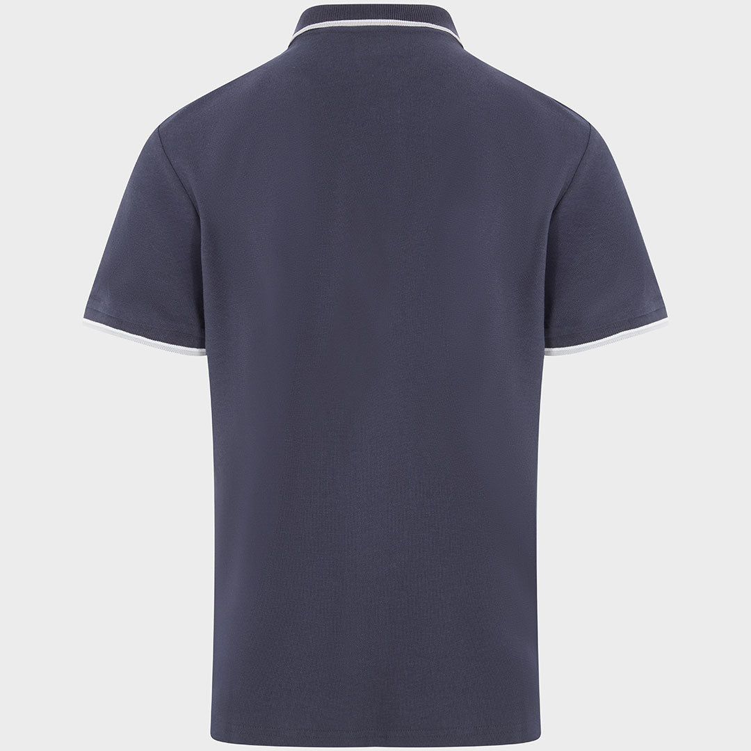 Men`s Tipped Collar Polo Navy from You Know Who's