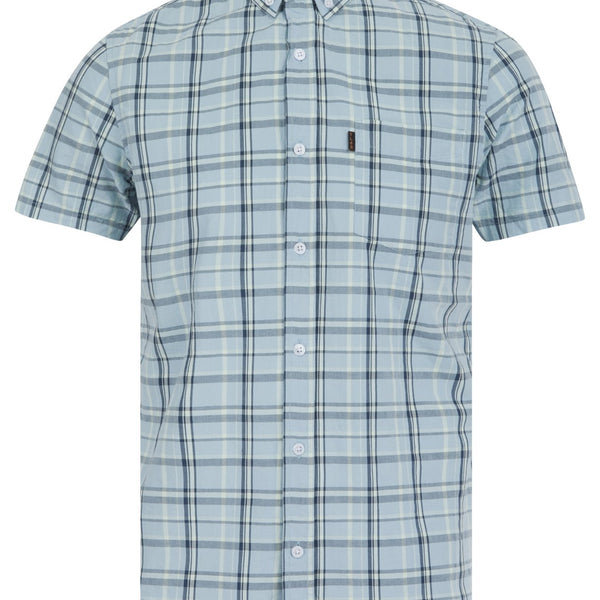 Mens Tokyo Laundry Blue Checked Polo Shirt from You Know Who's