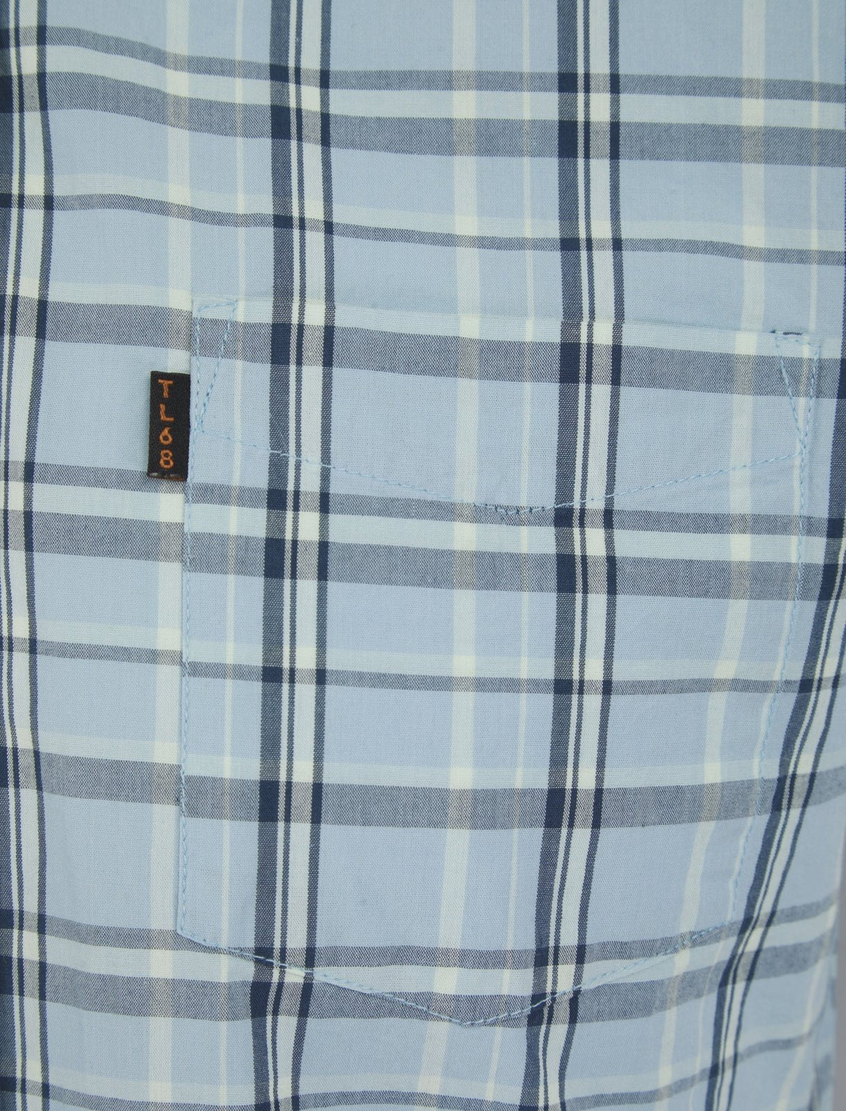 Mens Tokyo Laundry Blue Checked Polo Shirt from You Know Who's