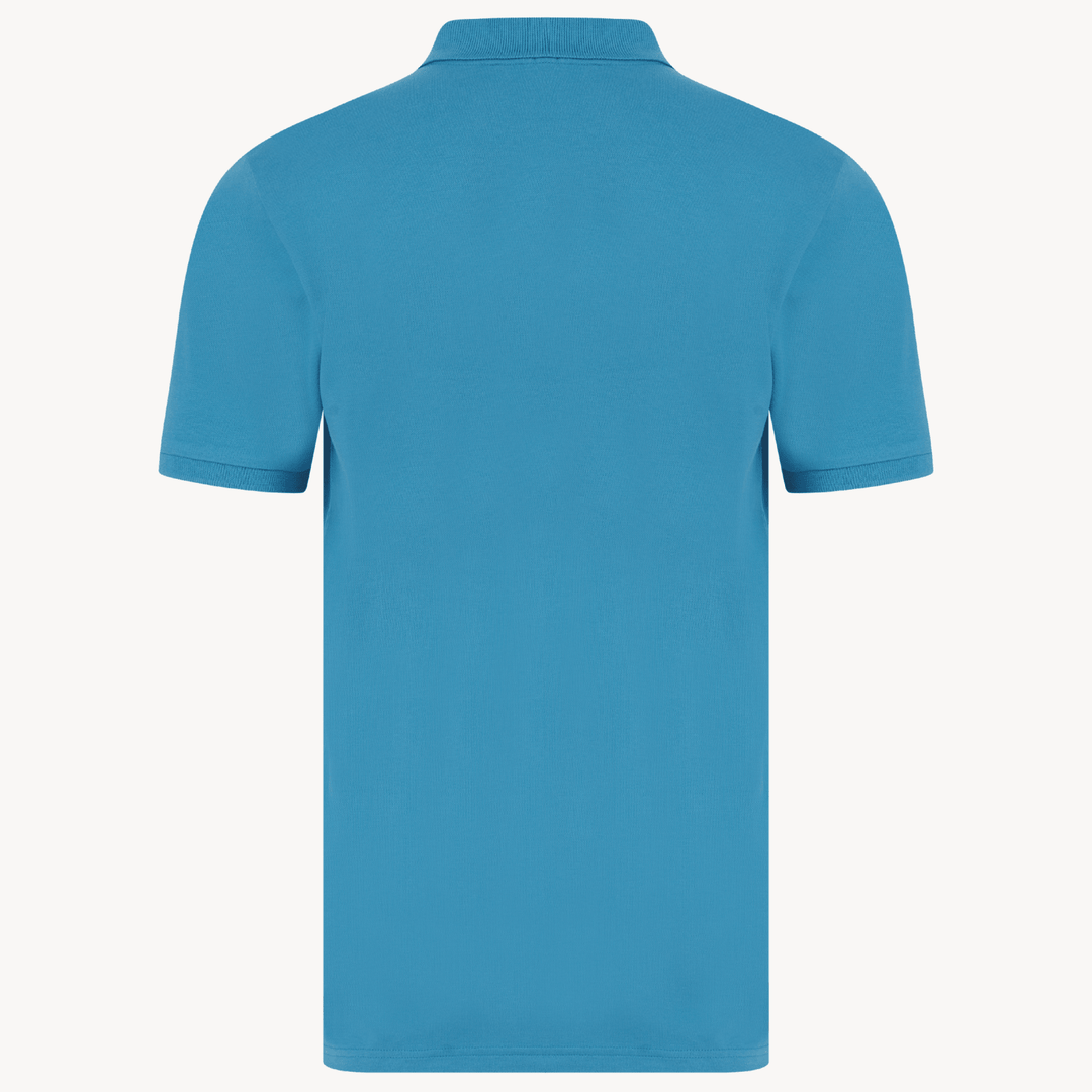 Mens Tokyo Laundry Blue Polo With Embroidery from You Know Who's