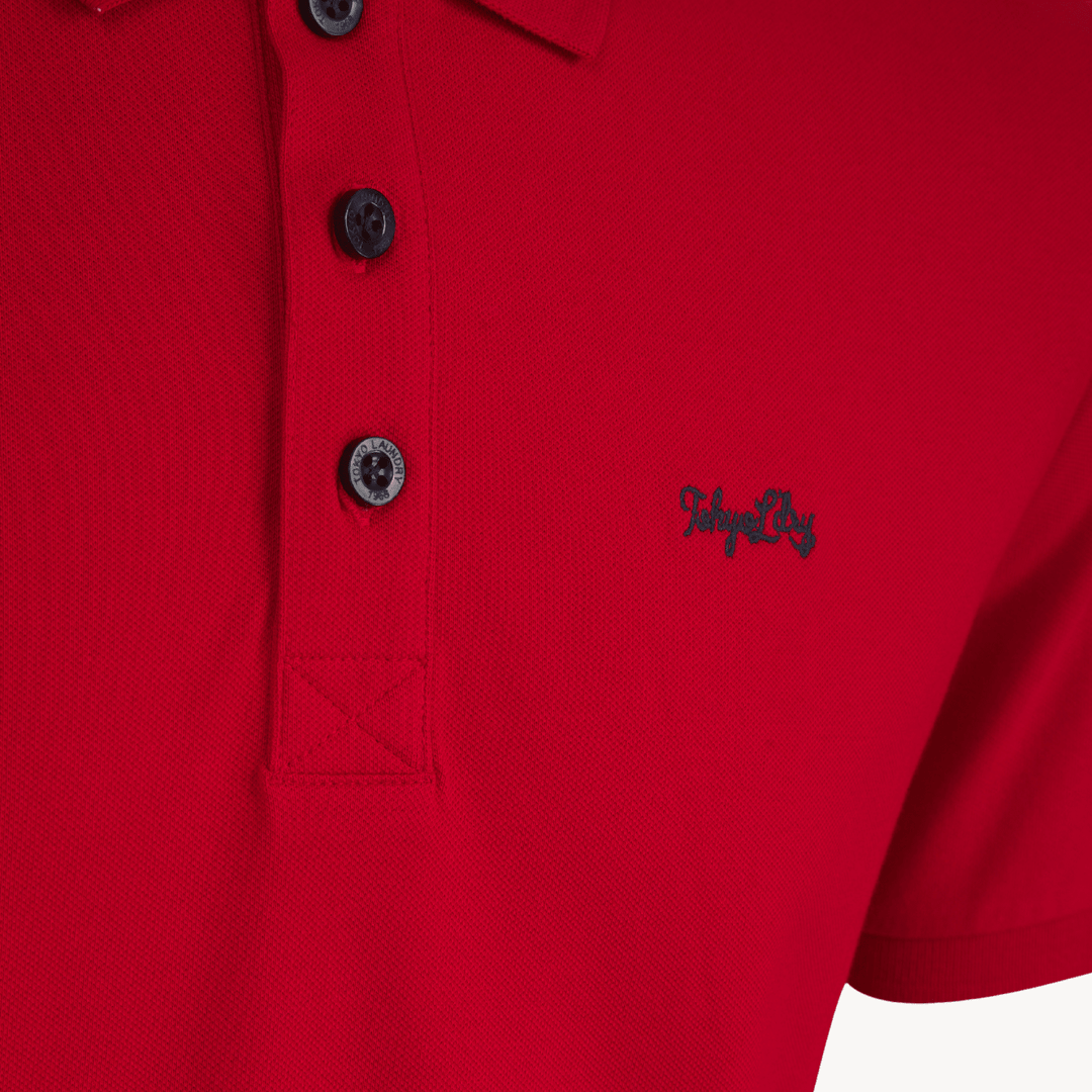 Mens Tokyo Laundry Cherry Polo With Embroidery from You Know Who's