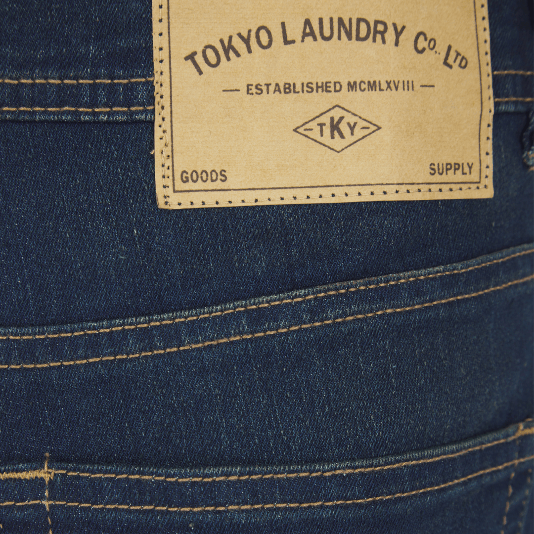 Mens Tokyo Laundry Dark Indigo Slim Fit Jeans from You Know Who's